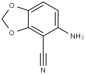 5-Aminobenzo[d][1,3]dioxole-4-carbonitrile Structure