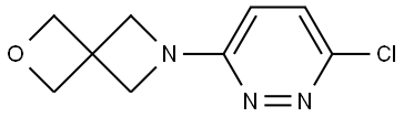 6-(6-Chloro-3-pyridazinyl)-2-oxa-6-azaspiro[3.3]heptane Structure