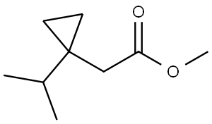 methyl (prop-2-ylcyclopropyl)acetate Structure