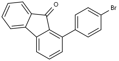 1-(4-bromophenyl)fluoren-9-one Structure