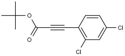 1,1-Dimethylethyl 3-(2,4-dichlorophenyl)-2-propynoate Structure
