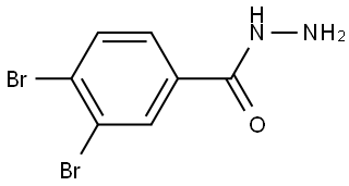 3,4-dibromobenzohydrazide Structure