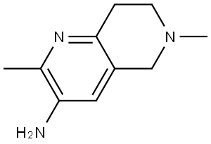 3‑amino‑2,6‑dimethyl‑5,6,7,8‑tetrahydro[1,6]naphthyridine Structure