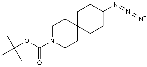 tert-Butyl 9-azido-3-azaspiro[5.5]undecane-3-carboxylate Structure
