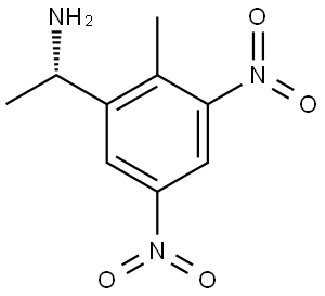 (1S)-1-(2-methyl-3,5-dinitrophenyl)ethan-1-amine Structure