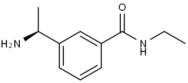 3-[(1S)-1-aminoethyl]-N-ethylbenzamide Structure