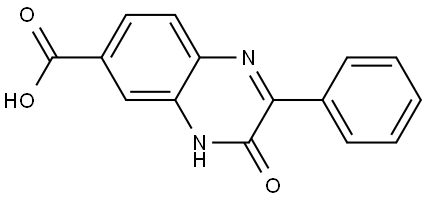 3-hydroxy-2-phenylquinoxaline-6-carboxylic acid Structure