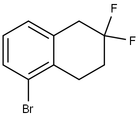 5-Bromo-2,2-difluoro-1,2,3,4-tetrahydronaphthalene Structure