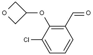 3-Chloro-2-(3-oxetanyloxy)benzaldehyde Structure