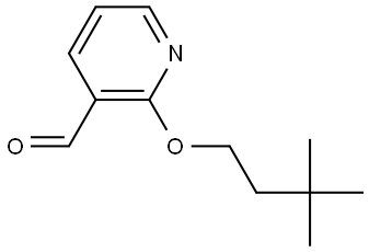 2-(3,3-Dimethylbutoxy)-3-pyridinecarboxaldehyde Structure