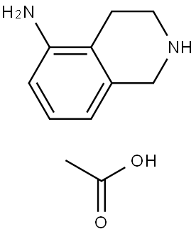 5-Amino-1,2,3,4-tetrahydroisoquinoline acetate Structure