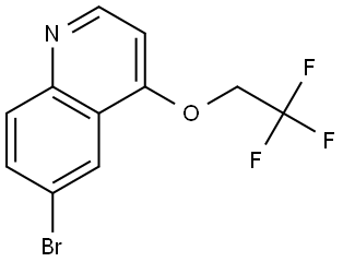 6-Bromo-4-(2,2,2-trifluoroethoxy)quinoline Structure