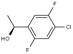 (S)-1-(4-chloro-2,5-difluorophenyl)ethan-1-ol Structure