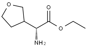 ethyl (R)-2-amino-2-(tetrahydrofuran-3-yl)acetate Structure
