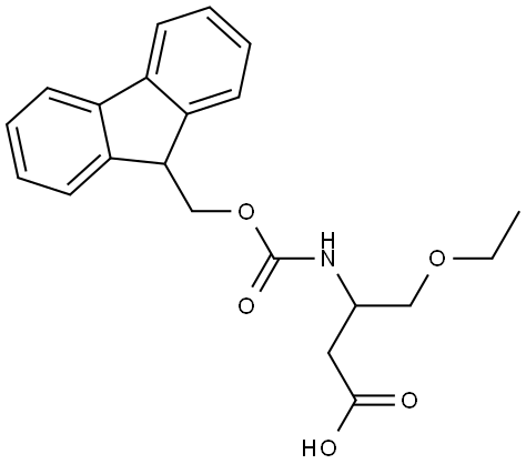 3-(Fmoc-amino)-4-ethoxybutanoic acid Structure