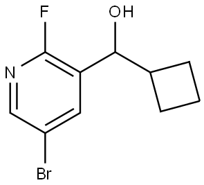 5-Bromo-α-cyclobutyl-2-fluoro-3-pyridinemethanol Structure