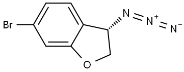 (3S)-3-azido-6-bromo-2,3-dihydrobenzofuran Structure