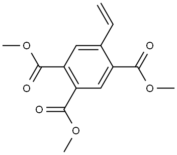 1,2,4-Trimethyl5-ethenylbenzene-1,2,4-tricarboxylate Structure