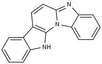 12H-Indolo[3′,2′:5,6]pyrido[1,2-a]benzimidazole Structure