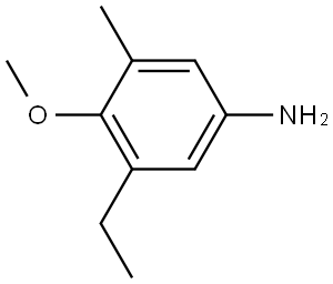 3-ethyl-4-methoxy-5-methylaniline Structure