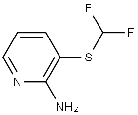 3-((Difluoromethyl)thio)pyridin-2-amine Structure