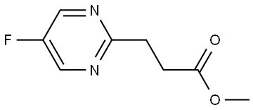 methyl 3-(5-fluoropyrimidin-2-yl)propanoate Structure