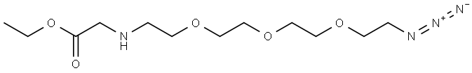 ethyl (2-(2-(2-(2-azidoethoxy)ethoxy)ethoxy)ethyl)glycinate Structure