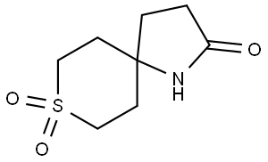 8-thia-1-azaspiro[4.5]decan-2-one 8,8-dioxide Structure