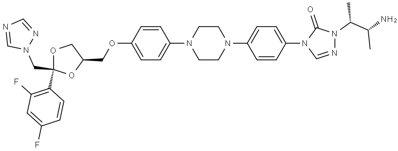 Saperconazole Impurity 10 Structure
