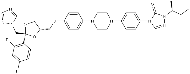 Saperconazole Impurity 7 Structure