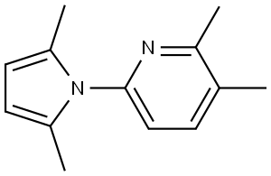 6-(2,5-Dimethyl-1H-pyrrol-1-yl)-2,3-dimethylpyridine Structure
