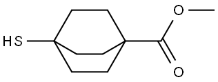 Methyl 4-mercaptobicyclo[2.2.2]octane-1-carboxylate Structure