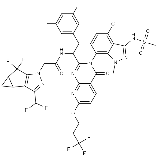 Dezecapavir Structure