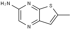 6-Methylthieno[2,3-b]pyrazin-3-amine Structure