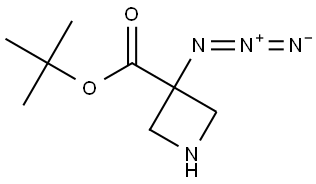 tert-butyl 3-azidoazetidine-3-carboxylate Structure