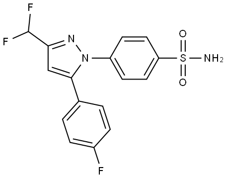 C16H12F3N3O2S Structure