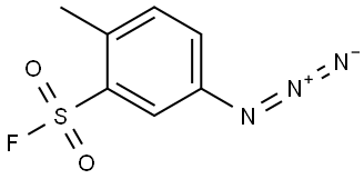 5-azido-2-methylbenzene-1-sulfonyl fluoride Structure