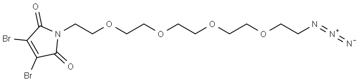 DBM-PEG4-azide Structure