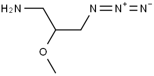 3-azido-2-methoxypropan-1-amine Structure