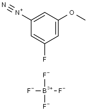 Benzenediazonium, 3-fluoro-5-methoxy-, tetrafluoroborate(1-) (1:1) (ACI) Structure