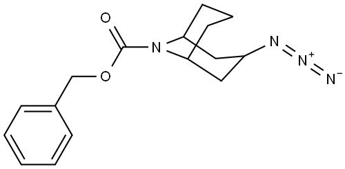 benzyl 3-azido-9-azabicyclo[3.3.1]nonane-9-carboxylate Structure