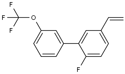 5-Ethenyl-2-fluoro-3'-(trifluoromethoxy)-1,1'-biphenyl Structure