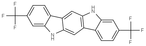 5,11-Dihydro-3,9-bis(trifluoromethyl)indolo[3,2-b]carbazole Structure