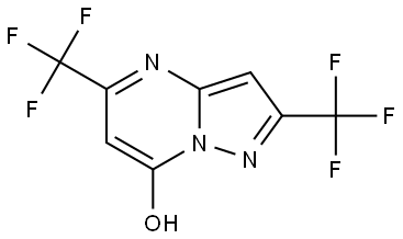 2,5-Bis(trifluoromethyl)pyrazolo[1,5-a]pyrimidin-7-ol Structure