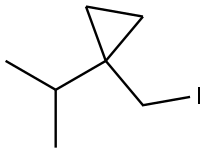 1-(iodomethyl)-1-(prop-2-yl)cyclopropane Structure