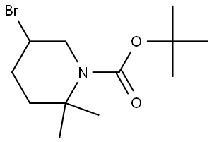 tert-Butyl 5-bromo-2,2-dimethylpiperidine-1-carboxylate Structure