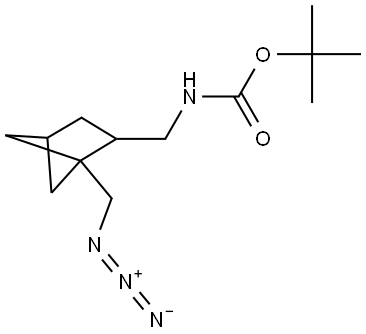 tert-butyl N-{[1-(azidomethyl)bicyclo[2.1.1]hexan-2-yl]methyl}carbamate Structure