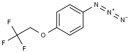 1-azido-4-(2,2,2-trifluoroethoxy)benzene Structure