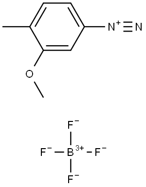 Benzenediazonium, 3-methoxy-4-methyl-, tetrafluoroborate(1-) (1:1) (ACI) Structure