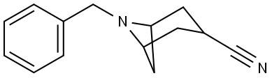 6-Benzyl-6-azabicyclo[3.1.1]heptane-3-carbonitrile Structure